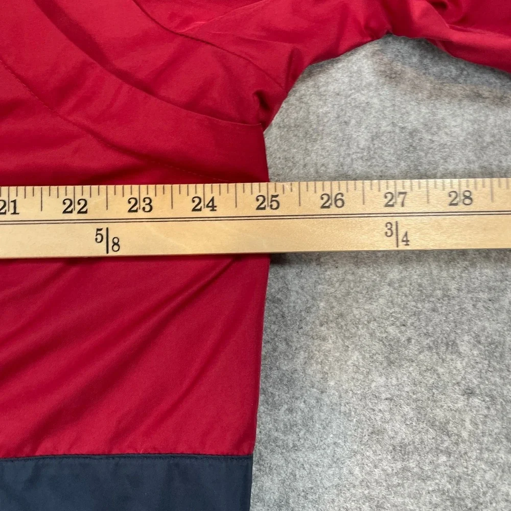 Nike SB Mens Jacket XL Red, White, Navy Color-block Athletic Layering Full Zip